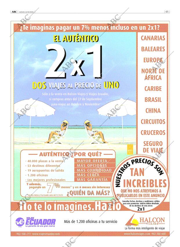 ABC CORDOBA 22-09-2005 página 65