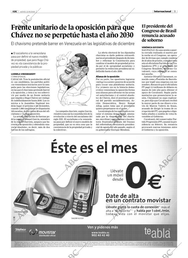 ABC MADRID 22-09-2005 página 31