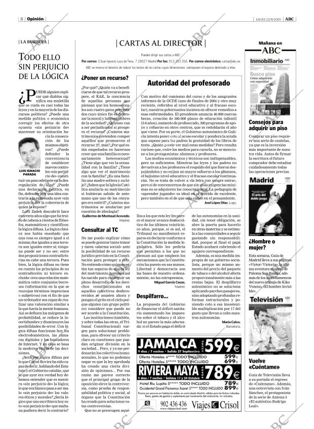 ABC MADRID 22-09-2005 página 8