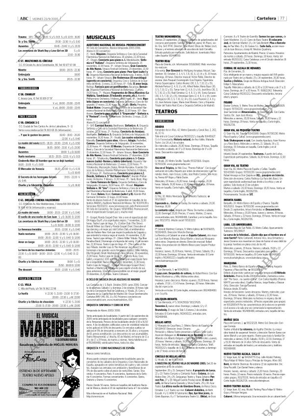 ABC MADRID 23-09-2005 página 77