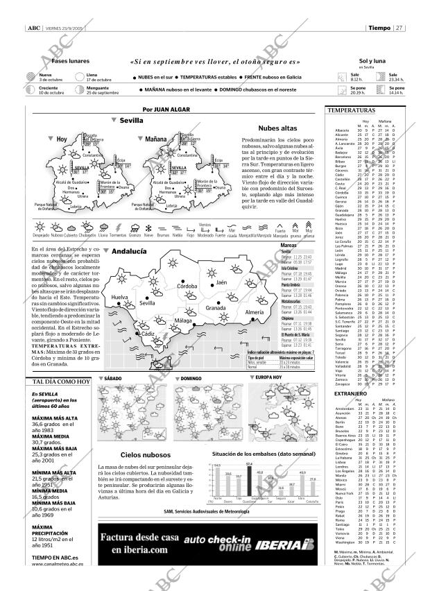 ABC SEVILLA 23-09-2005 página 27