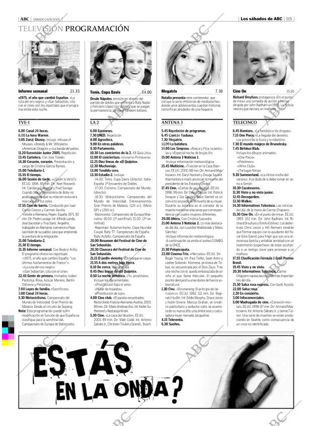 ABC MADRID 24-09-2005 página 115