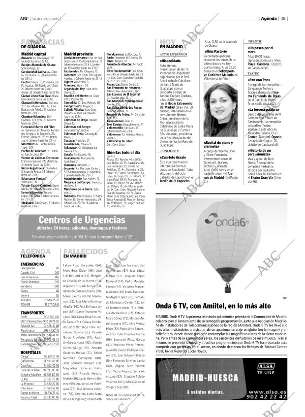 ABC MADRID 24-09-2005 página 39