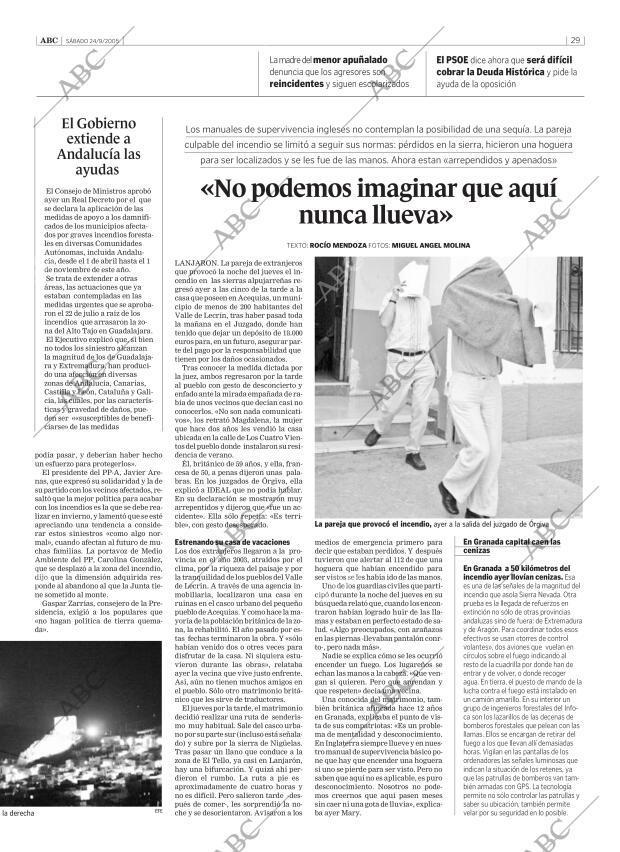 ABC SEVILLA 24-09-2005 página 29