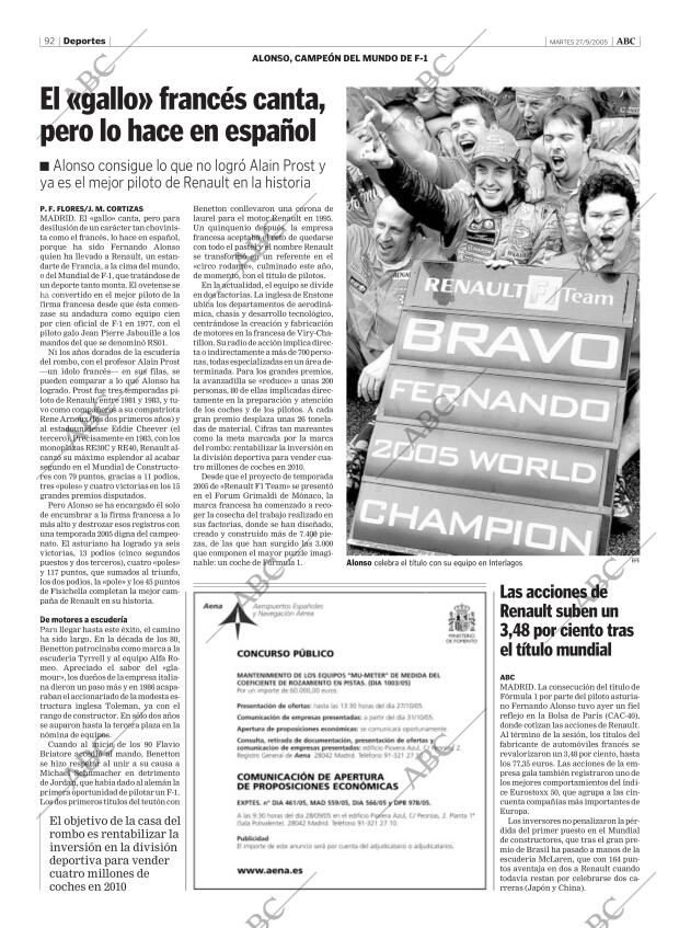 ABC MADRID 27-09-2005 página 92