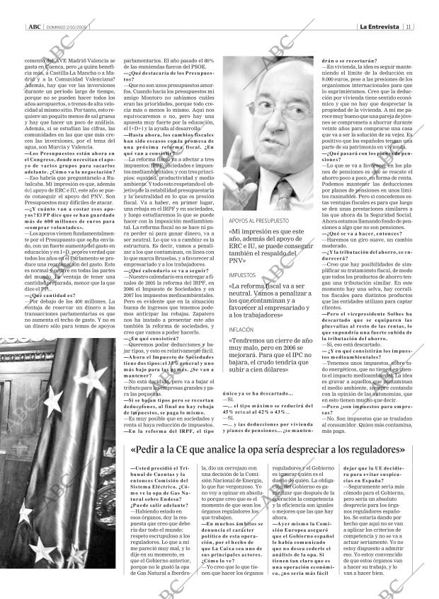 ABC MADRID 02-10-2005 página 11
