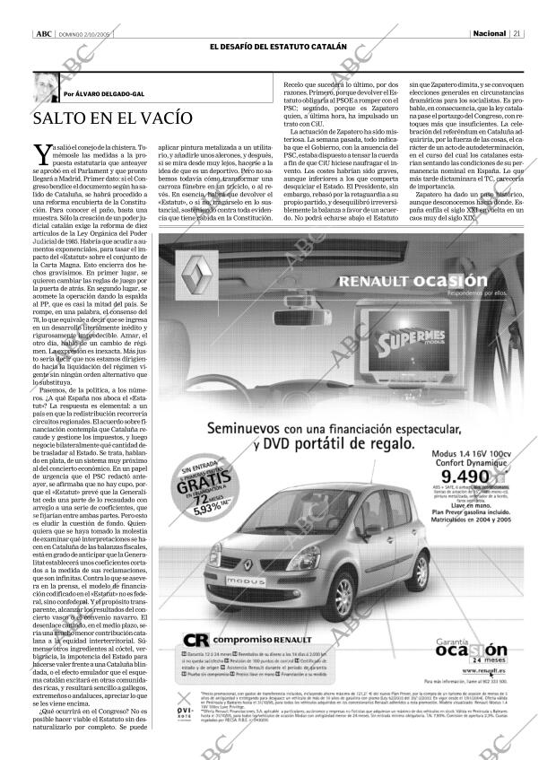 ABC MADRID 02-10-2005 página 21