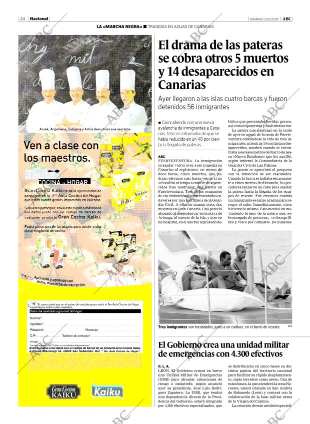ABC MADRID 02-10-2005 página 24