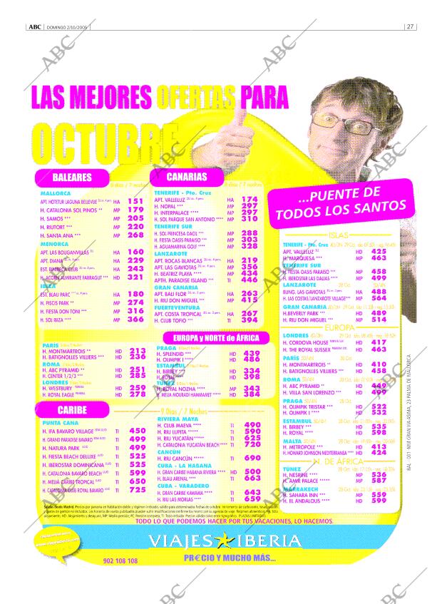 ABC MADRID 02-10-2005 página 27