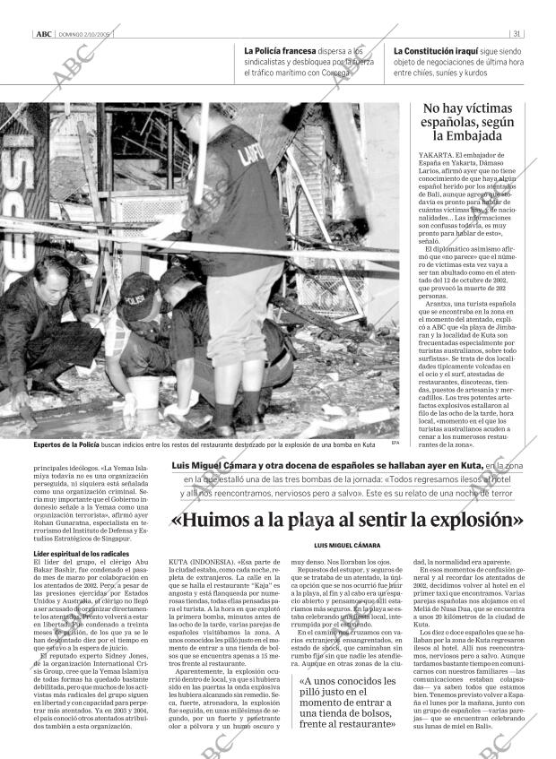 ABC MADRID 02-10-2005 página 31