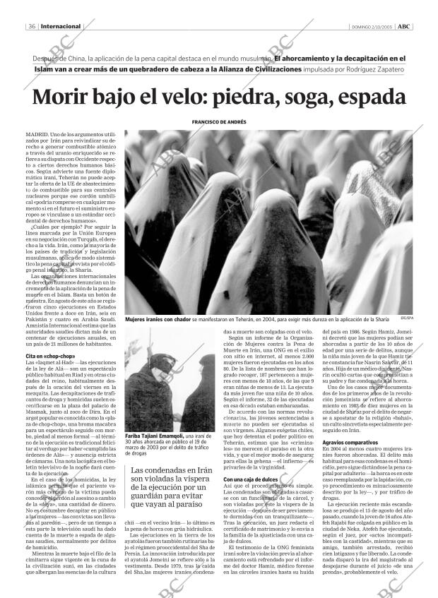 ABC MADRID 02-10-2005 página 36