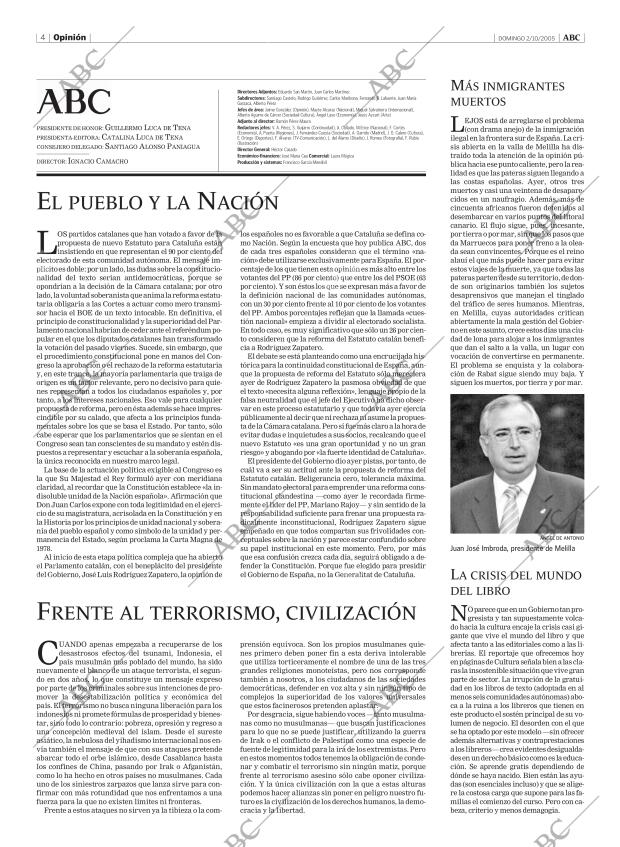 ABC MADRID 02-10-2005 página 4