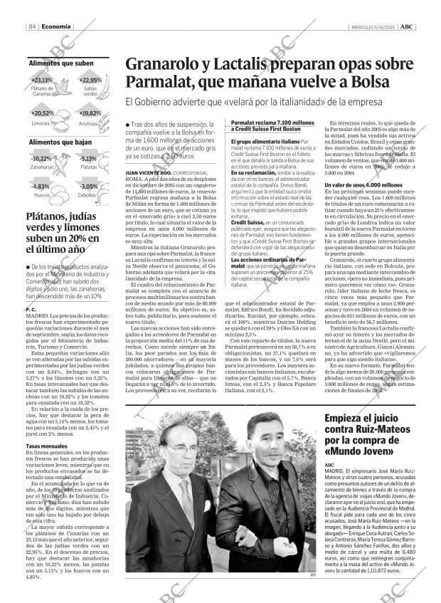 ABC MADRID 05-10-2005 página 84