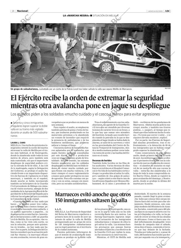 ABC MADRID 06-10-2005 página 14