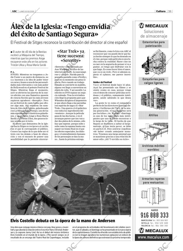 ABC MADRID 10-10-2005 página 59