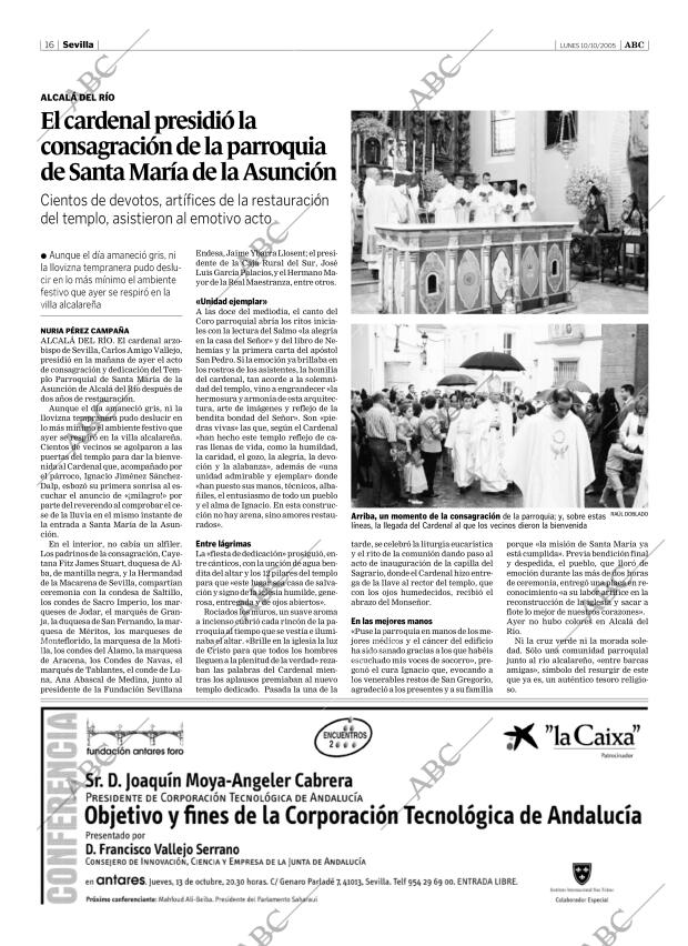 ABC SEVILLA 10-10-2005 página 16