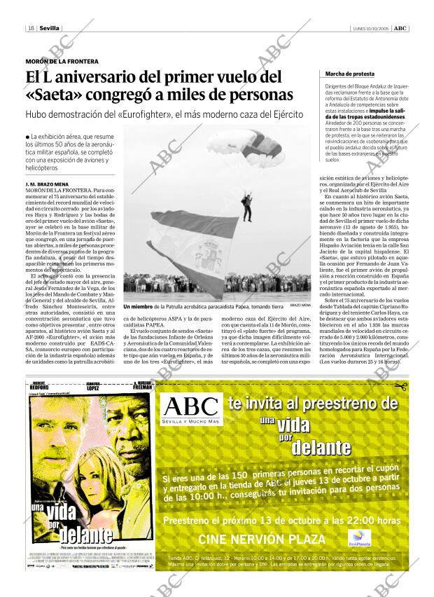 ABC SEVILLA 10-10-2005 página 18