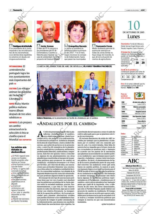 ABC SEVILLA 10-10-2005 página 2