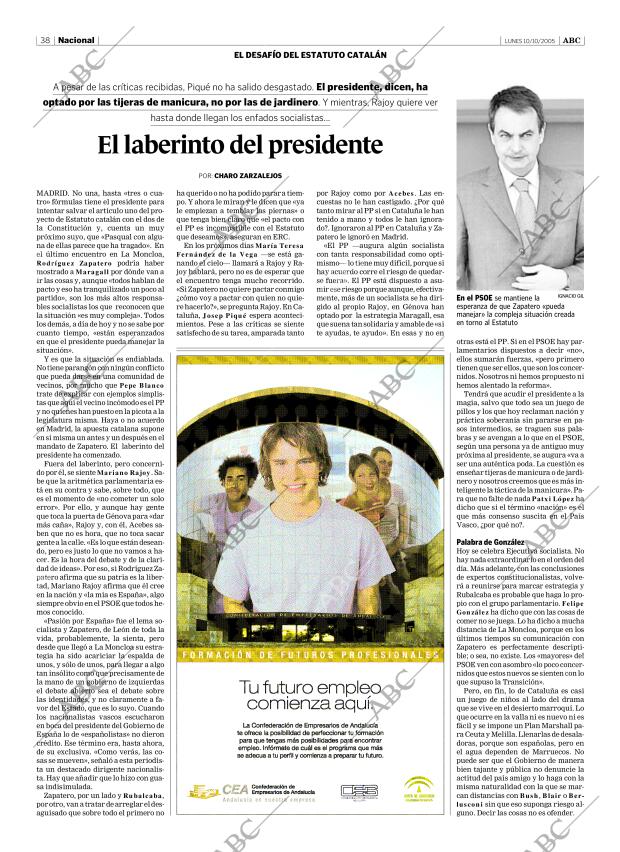 ABC SEVILLA 10-10-2005 página 38