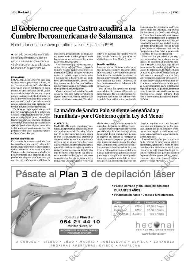 ABC SEVILLA 10-10-2005 página 40