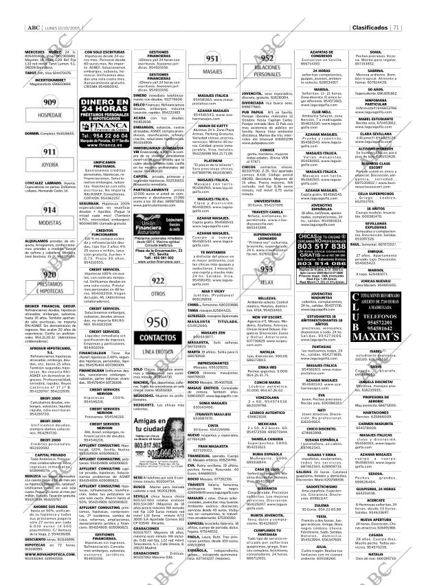 ABC SEVILLA 10-10-2005 página 71