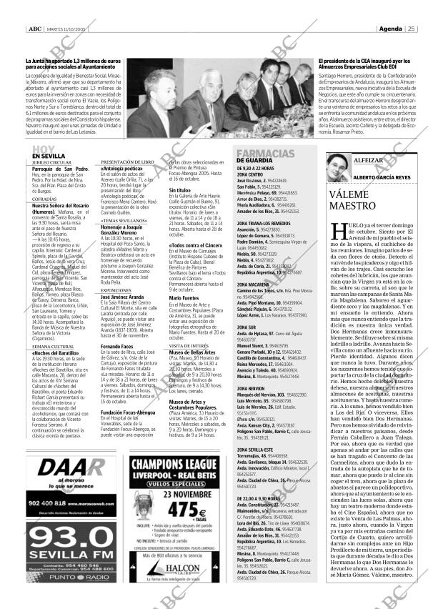 ABC SEVILLA 11-10-2005 página 25