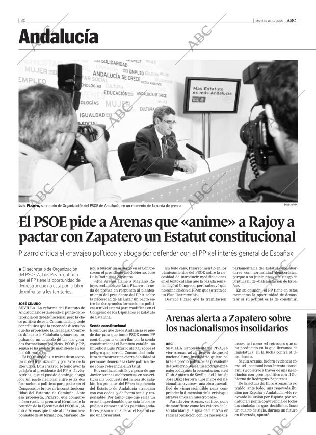 ABC SEVILLA 11-10-2005 página 30