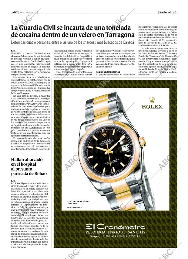 ABC SEVILLA 11-10-2005 página 45