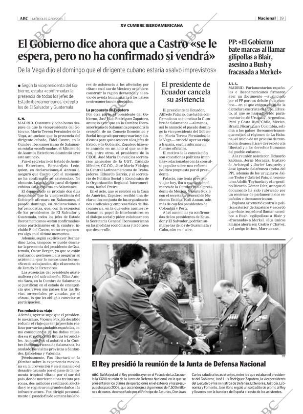 ABC MADRID 12-10-2005 página 19