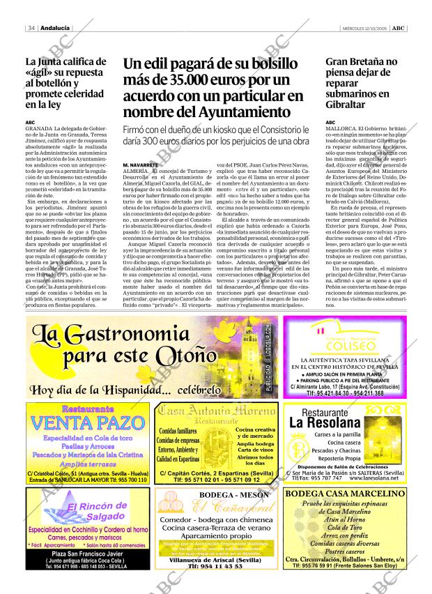 ABC SEVILLA 12-10-2005 página 34