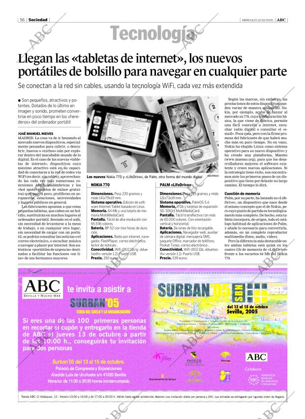 ABC SEVILLA 12-10-2005 página 56