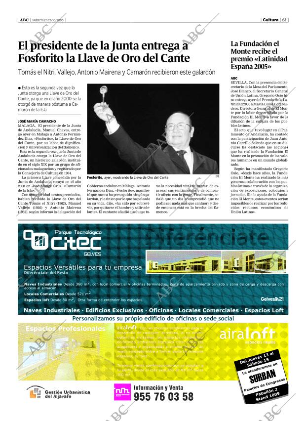 ABC SEVILLA 12-10-2005 página 61