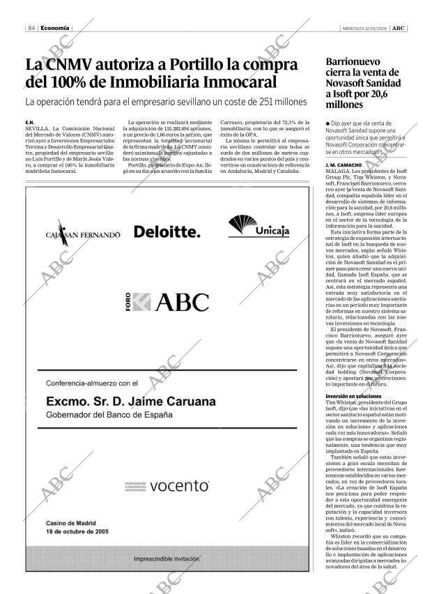 ABC SEVILLA 12-10-2005 página 84