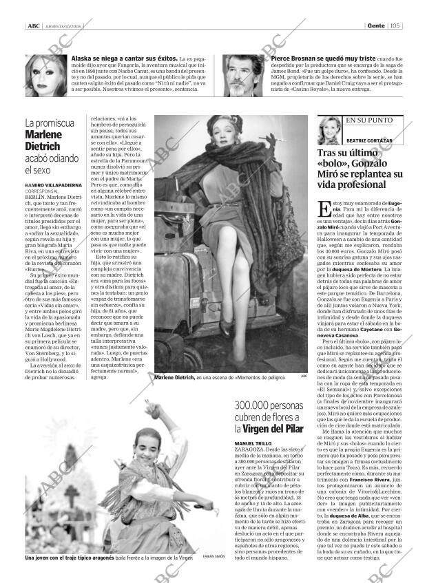 ABC MADRID 13-10-2005 página 105