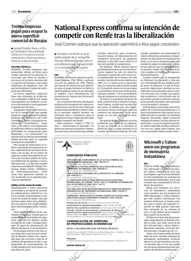 ABC MADRID 13-10-2005 página 90