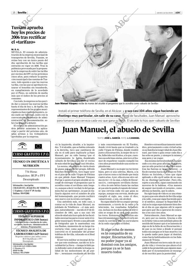 ABC SEVILLA 13-10-2005 página 18