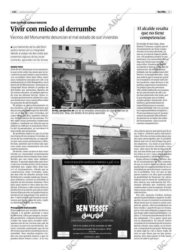 ABC SEVILLA 13-10-2005 página 21