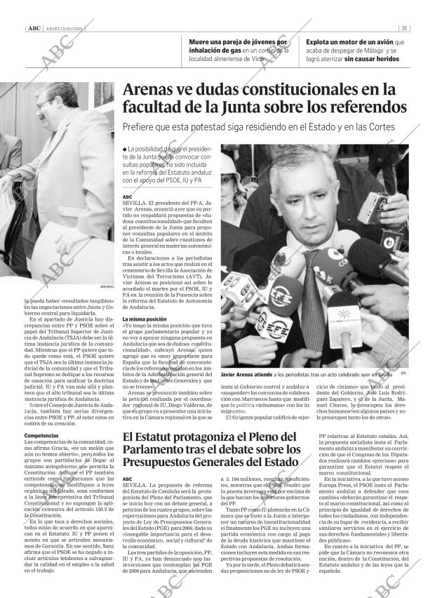 ABC SEVILLA 13-10-2005 página 31