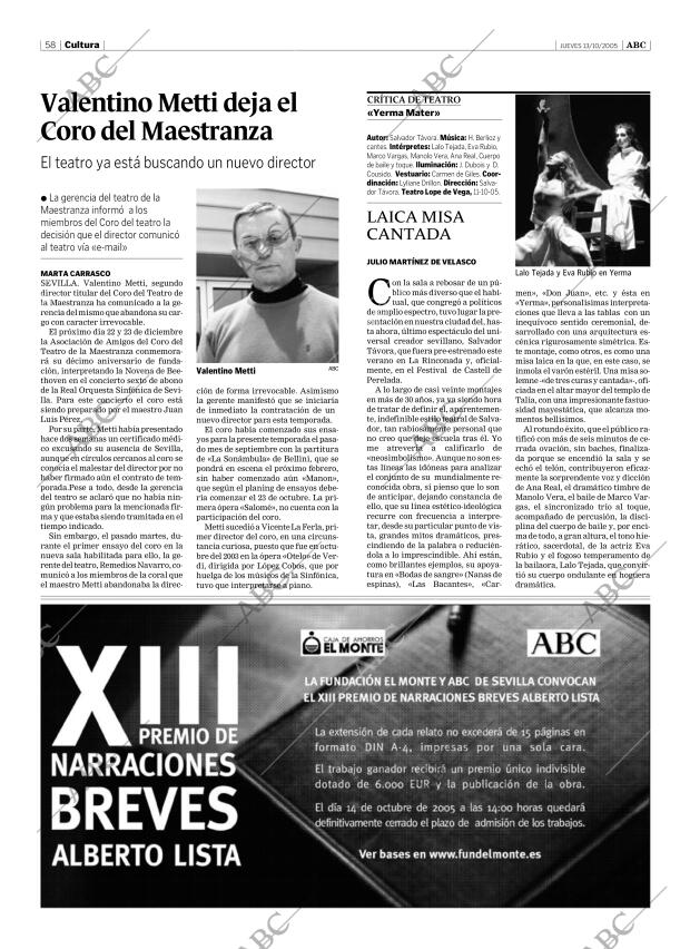 ABC SEVILLA 13-10-2005 página 58