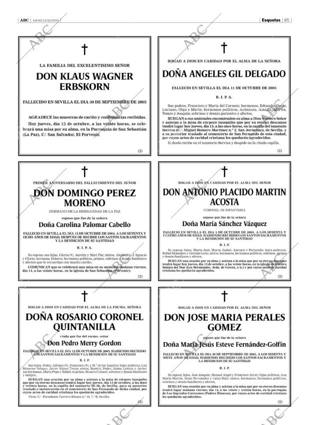 ABC SEVILLA 13-10-2005 página 65