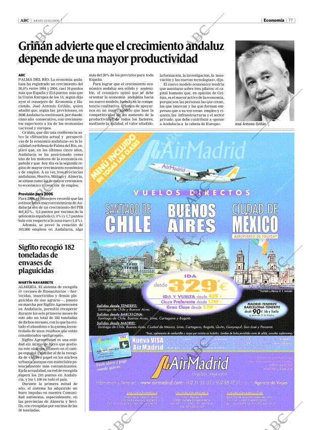 ABC SEVILLA 13-10-2005 página 77