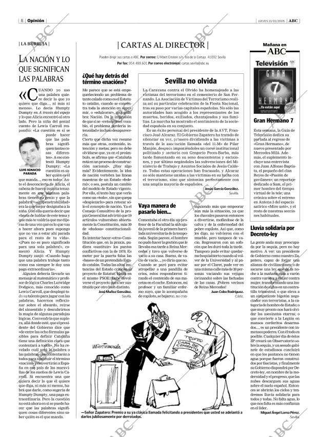 ABC SEVILLA 13-10-2005 página 8