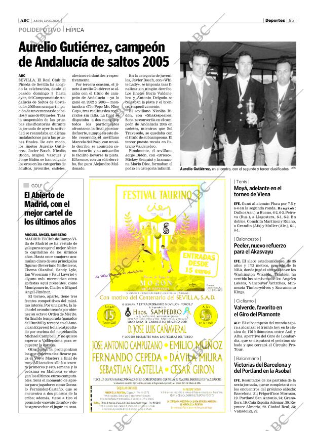 ABC SEVILLA 13-10-2005 página 95