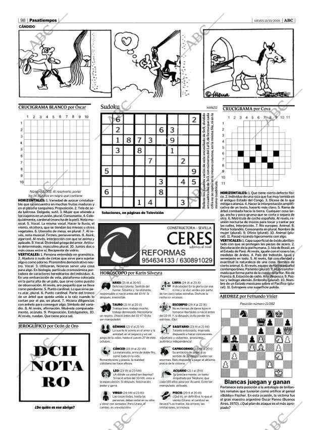 ABC SEVILLA 13-10-2005 página 98