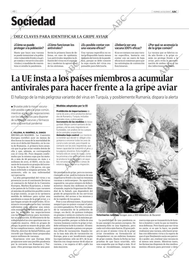 ABC MADRID 14-10-2005 página 48