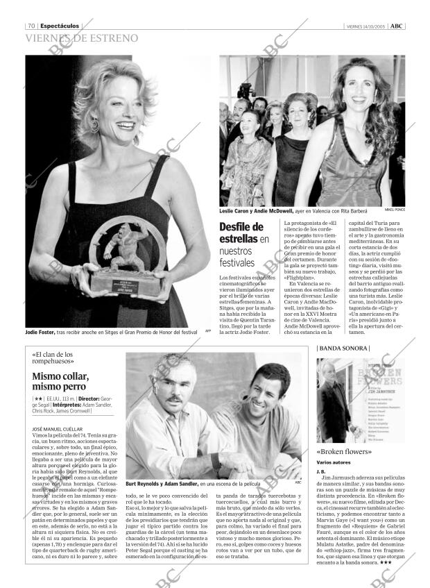 ABC MADRID 14-10-2005 página 70