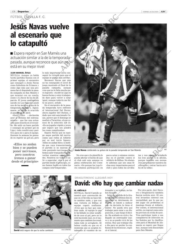 ABC SEVILLA 14-10-2005 página 108