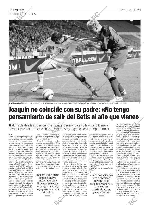 ABC SEVILLA 14-10-2005 página 110