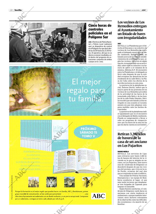 ABC SEVILLA 14-10-2005 página 22