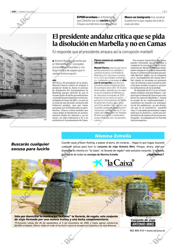ABC SEVILLA 14-10-2005 página 31